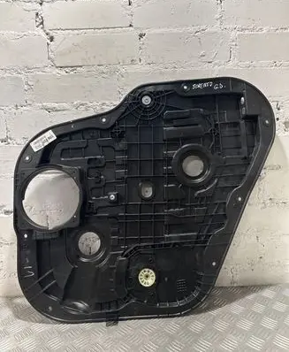 Rear window lifting mechanism without motor