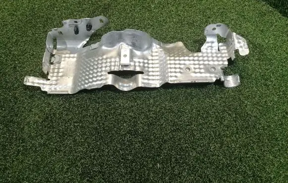 Heat shield in engine bay