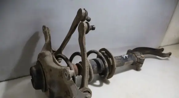 Front shock absorber with coil spring