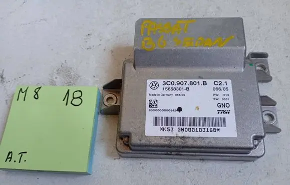 Volkswagen PASSAT B6 Hand brake control module 3C0907801B 15658301B