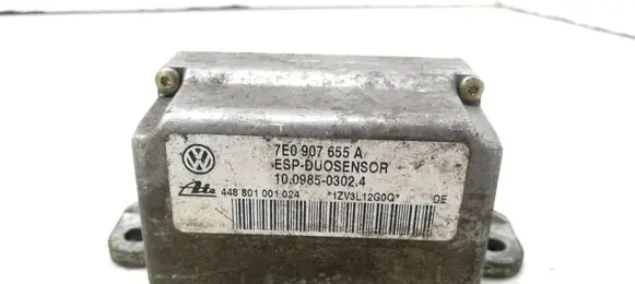 Audi A2 ESP acceleration yaw rate sensor 7E0907655A 10098503024 448801001024