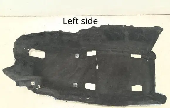 Chevrolet Corvette C8 Front floor carpet liner 