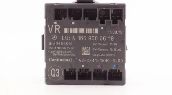 Mercedes-Benz GLE (W166 - C292) Door control unit/module A1669000618 A1669012203 A1669025508