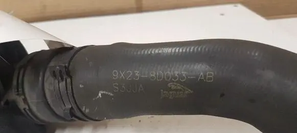 Jaguar XF X250 Engine coolant pipe/hose 9X238D033AB 9X2Q8A544BA
