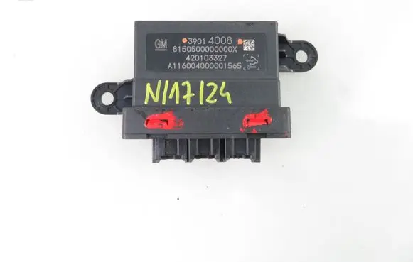 Opel Astra K Parking PDC control unit/module 39014008