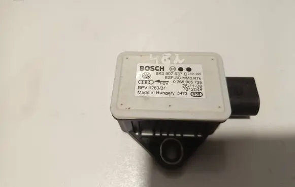 Audi A5 Sportback 8TA ESP acceleration yaw rate sensor 8K0907637C 0265005738