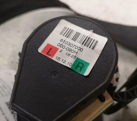 Audi A4 S4 B8 8K Rear seatbelt 8K0857805