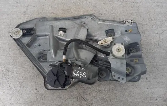 Peugeot 206 CC Rear door window regulator with motor 9636597380G