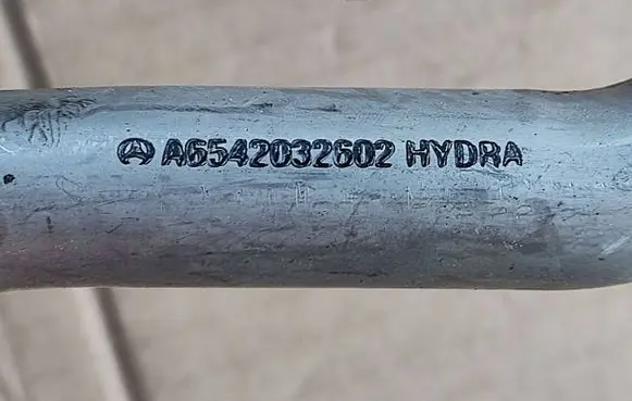 Mercedes-Benz E W213 Engine coolant pipe/hose A6542032602