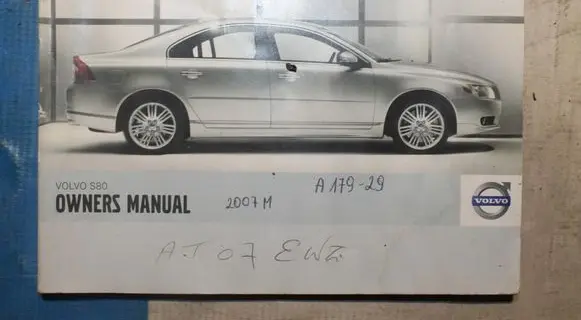 Volvo S80 Owners service history hand book 