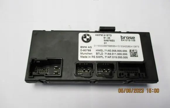 BMW 2 Active Tourer U06 Tailgate/trunk control unit/module 5A676E0