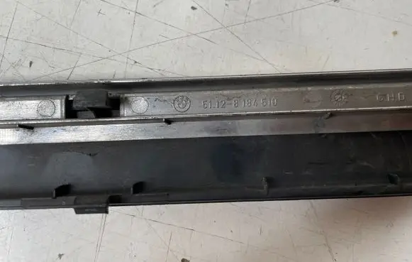 BMW 5 E39 Rear bumper trim bar molding 8184510 8184512