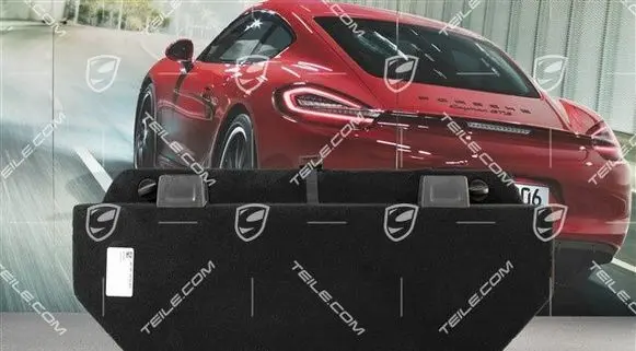 Porsche Boxster 987 Parcel shelf load cover 99755112302A31