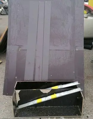 Rear door card panel trim
