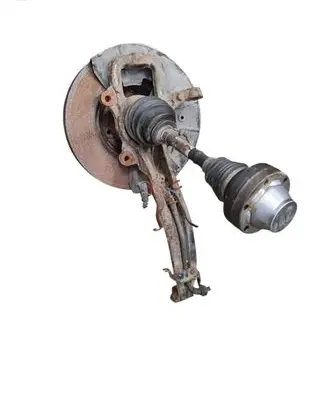 Porsche Cayenne (9PA) Front wheel hub spindle knuckle 7L0407257A
