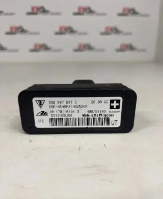 Porsche Macan (95B) ESP acceleration yaw rate sensor 95B907637E DS32H26JGQ 10170107643