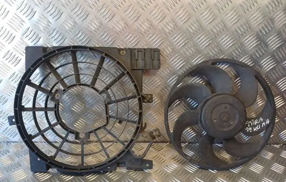 Opel Astra H Radiator cooling fan shroud 13158655 0738935