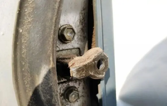 Toyota Yaris Rear door check strap stopper