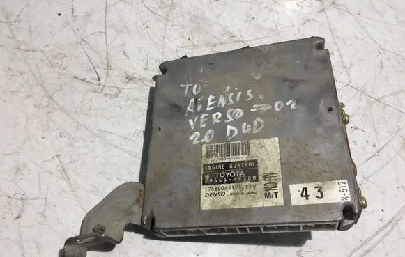 Toyota Avensis Verso Engine control unit/module 1758005121 8966144300