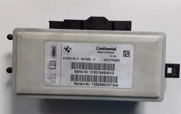 BMW 5 F10 F11 Air suspension control unit module (rear) 9319493