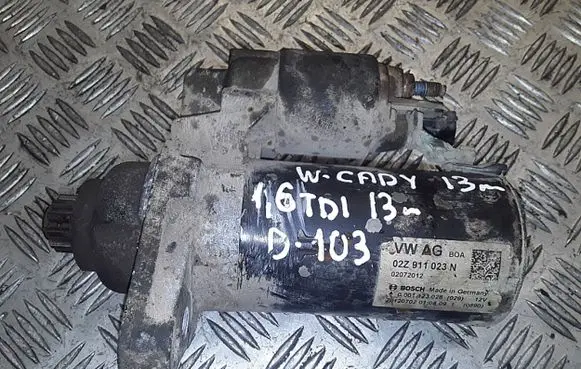 Volkswagen Caddy Starter motor 02z911023n