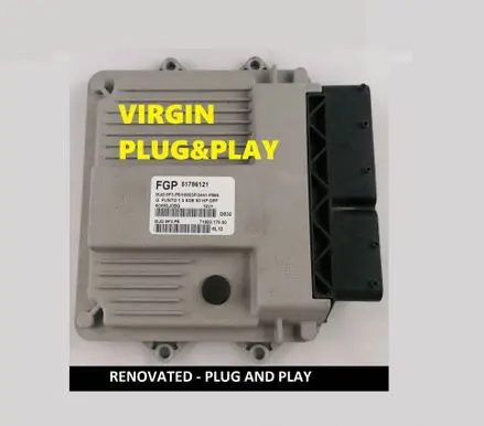 Fiat Punto (199) Engine control unit/module ECU 51786121 7160017000 6C693JCBG