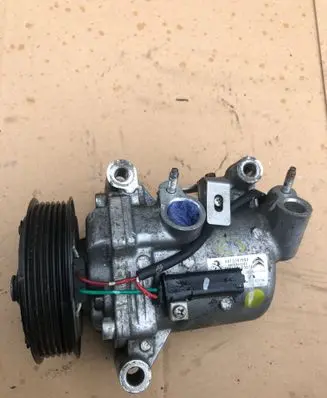 Peugeot Partner Air conditioning (A/C) compressor (pump) 9810349980