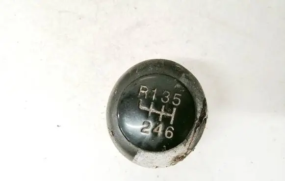 KIA Carens I Gear lever shifter trim leather/knob 