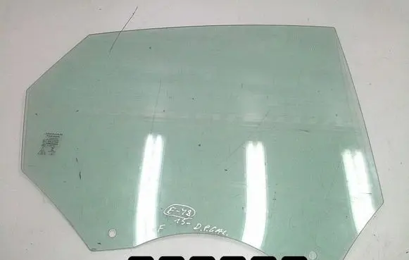 Jaguar XF Front door window glass four-door 43R-011582