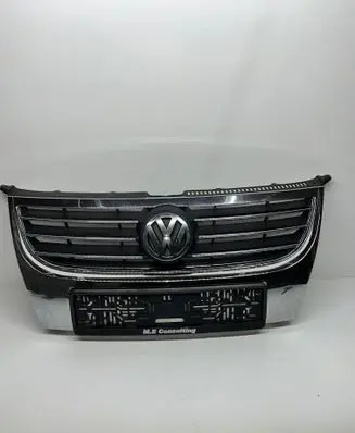 Volkswagen Touran I Front bumper upper radiator grill 1T0853651GM