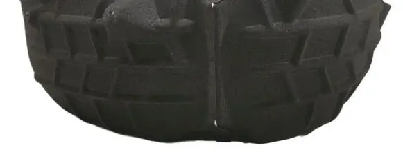 Rear arch fender liner splash guards