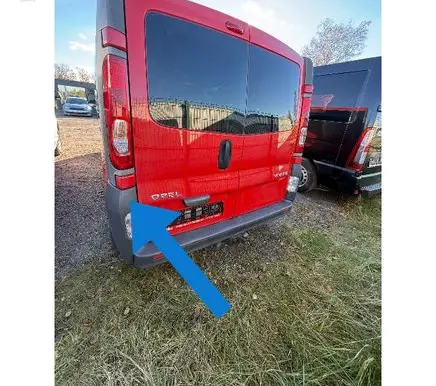 Opel Vivaro Rear bumper corner part panel trim 7700313231 525719894 91166146