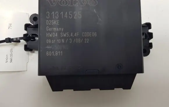 Volvo S60 Parking PDC control unit/module 31314525