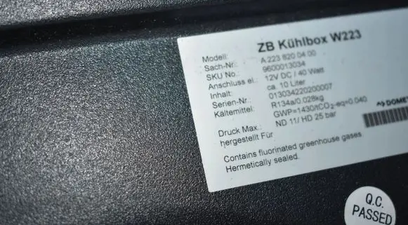 Mercedes-Benz S W223 Trunk lid opening control unit A22382004005555