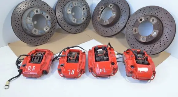 Porsche Cayman 987 Brake discs and calipers set 98735240300