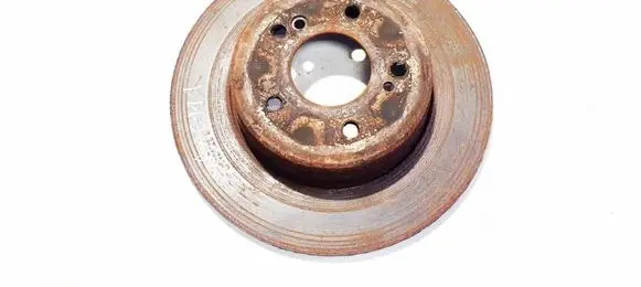 Mercedes-Benz C W203 Rear brake disc neventiliuojamas