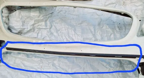 Mercedes-Benz GLA W156 X156 Front bumper splitter molding A1568850725