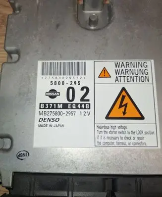 Nissan X-Trail T30 Engine control unit/module 5800295 B371MEQ44B MB2758002957