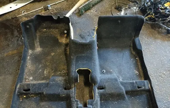 Smart ForFour I Front floor carpet liner A4546800240
