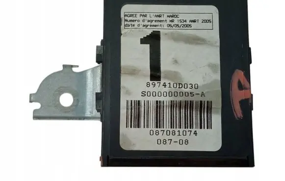 Toyota Yaris Other control units/modules 897410D030
