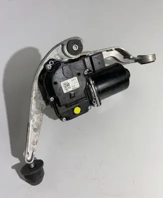 Front wiper linkage and motor