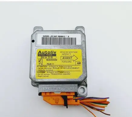 Peugeot 206 Airbag control unit/module 9636894080 550541500