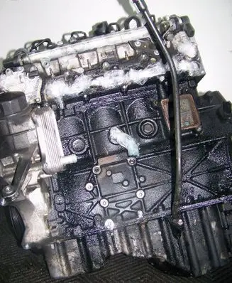 Mercedes-Benz C W203 Engine swap 646963