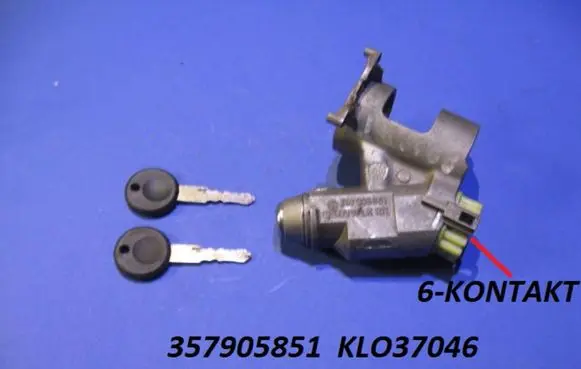 Volkswagen Golf III Ignition lock 357905851 KLO37046