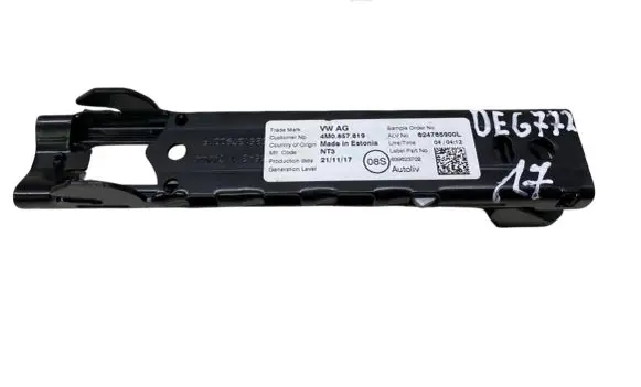 Audi A4 S4 B9 Seat belt adjustment rail 4M0857819