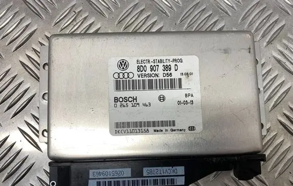 Audi A4 S4 B5 8D ESP (stability system) control unit 8D0907389D 0265109463 DX6V11013158