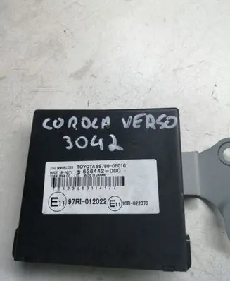 Toyota Corolla Verso AR10 Immobilizer control unit/module 897800F010