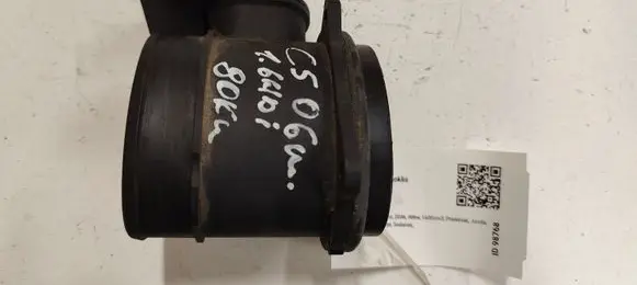 Citroen C5 Mass air flow meter 9650010780 72834204