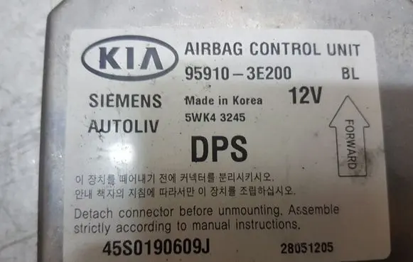 KIA Sorento Airbag control unit/module 959103E200 45S0190609J