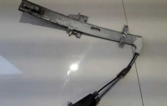 Sliding door window regulator with motor
